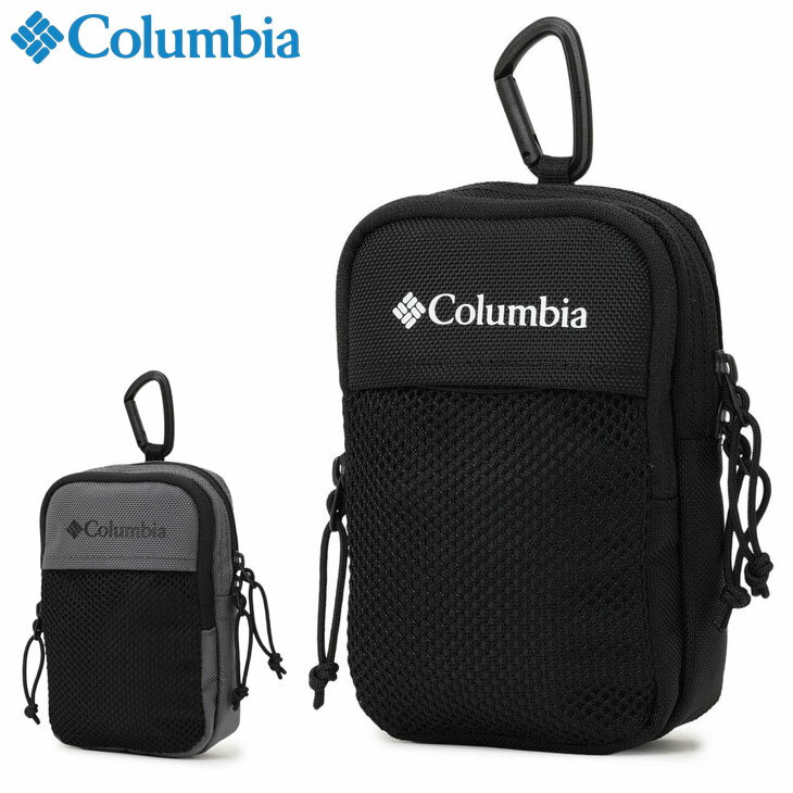 樂天商城 - コロンビア ミニポーチ カラビナ付き メンズ レディース Columbia カグヤクダッシュポーチ はっ水 小型ポーチ ミニバッグ タウンカジュアル 旅行 キャンプ フェス シンプル 男女兼用 アウトドア ブランド ユニセックス かばん/PU2437