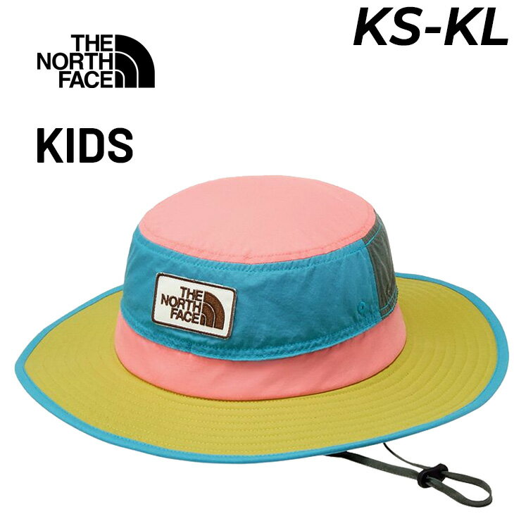 樂天商城 - 送料無料 ザ・ノース・フェイス 帽子 キッズ ジュニア ハット帽 THE NORTH FACE グランドホライズンハット 子ども用 サンシールドハット あご紐 紫外線対策 UVカット 通気 キッズ用帽子 ぼうし キャンプ 普段使い アウトドア ブランド キッズウエア アクセサリー/NNJ02519