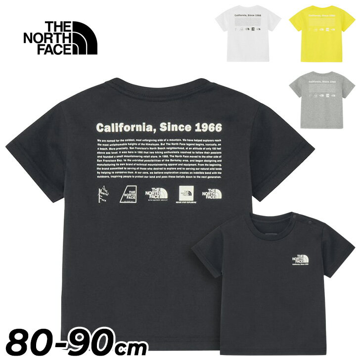 送料無料 ザ・ノース・フェイス ベビーウェア 半袖 Tシャツ 80cm 90cm 子供服 THE NORTH FACE ヒストリカルロゴティー ベビー服 プリントT アウトドア カジュアル 男の子 女の子 赤ちゃん 服 半袖シャツ 幼児 ブランド アパレル/NTB32648（楽天・APWORLD）