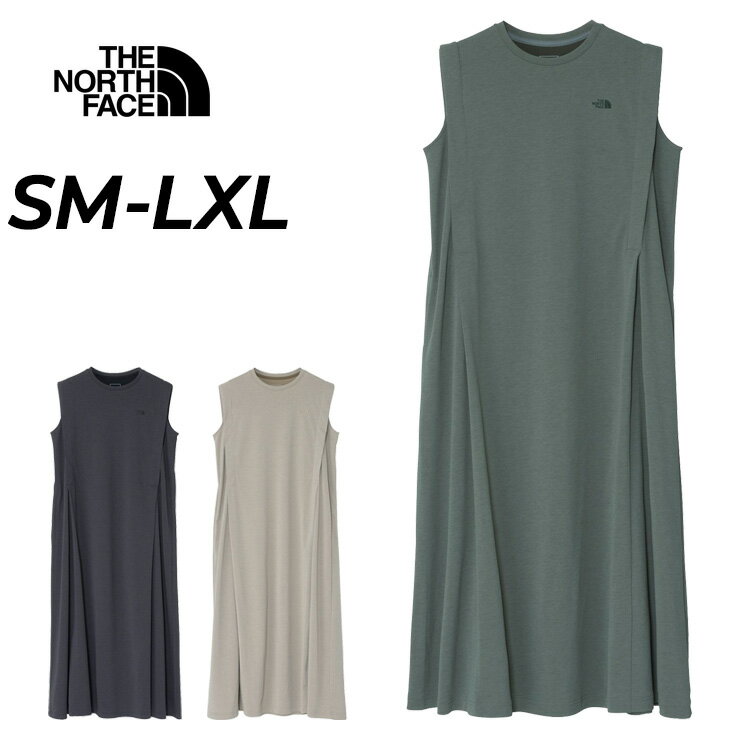 Dresses - 送料無料 ザ・ノース・フェイス ノースリーブワンピース マタニティウェア レディース THE NORTH FACE ヒートプロテクション 通気 遮熱 産前産後兼用 授乳対応 ロング丈 無地 吸汗速乾 ドレス 妊婦服 ワンピ お母さん アウトドア ブランド ママ用品 アパレル/NTM12601