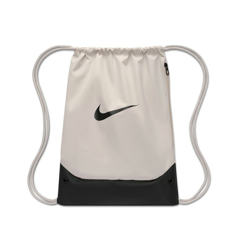 NIKE - ナイキ ナップサック 18L ジムサック NIKE ブラジリア ドローコードバッグ 鞄 メンズ レディース キッズ ジュニア リュック スポーツバッグ 着替え ランドリーバッグ ジムバッグ 部活 通学 大人 子供 ブランド クリーム色系 nike カバン/IB4409-072