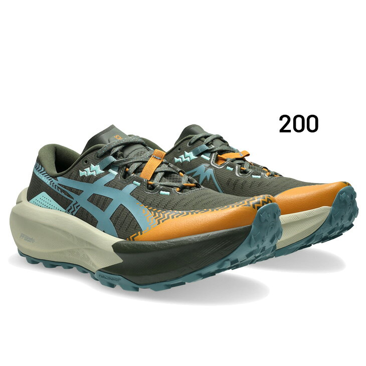 APWORLDの送料無料 アシックス メンズ トレイルランニングシューズ 2E相当 25-28cm asics TRABUCO MAX 5 高グリップ 厚底 クッション性 ニュートラル アンダー トレイルシューズ トレラン スポーツシューズ ランシュー 運動靴 ブランド トラブコマックス5 くつ/1011C164-｜アングル2
