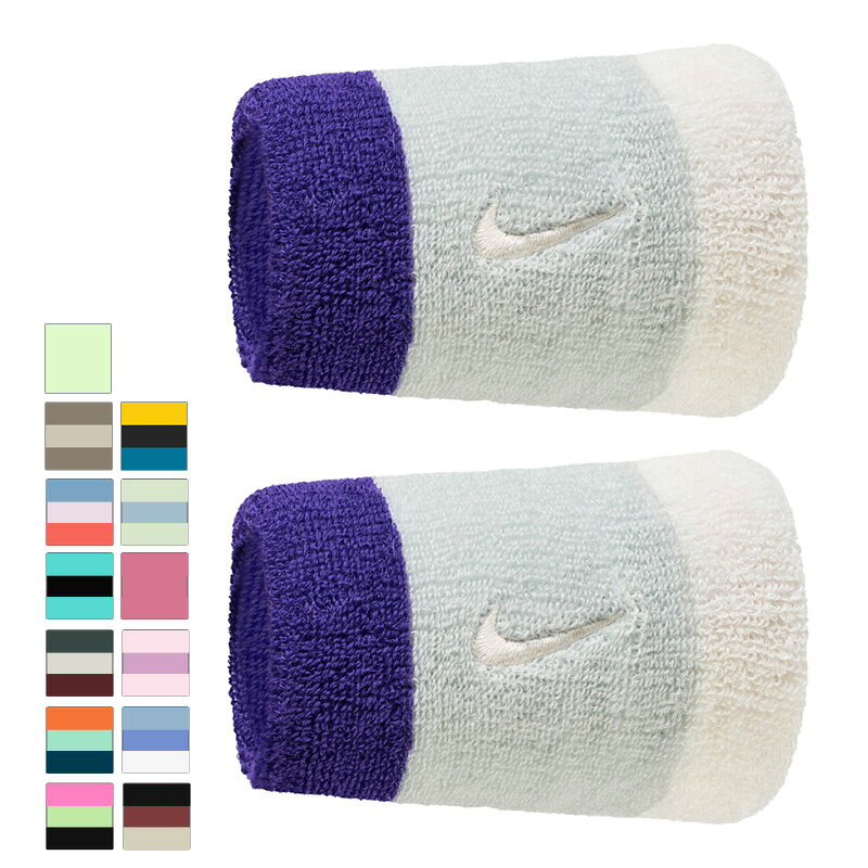 ナイキ NIKE スウッシュ クラシック ダブルワイド リストバンド 2P 手首 汗止め 2個セット メンズ レディース スポーツ ブランド nike アクセサリー ユニセックス トレーニング ジム ランニング ジョギング サッカー バスケ テニス ゴルフ 小物/BN4000-