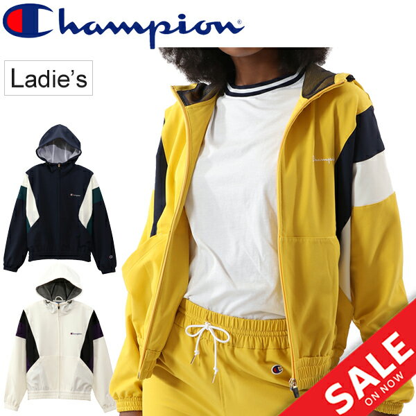 チャンピオン ジャケット パーカー レディース チャンピオン champion ジップフードジャケット スポーツウェア 女性 アウター ジャンパー ロゴ 普段使い 上着/CW-QSC01