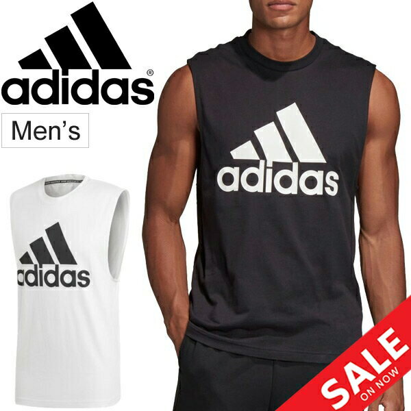 タンクトップ ノースリーブ Tシャツ メンズ アディダス adidas M MUSTHAVES BADGE OF SPORTS タンク スポーツウェア トレーニング ランニング 男性 ビッグロゴ スリーブレス 袖なし トップス/FSD68