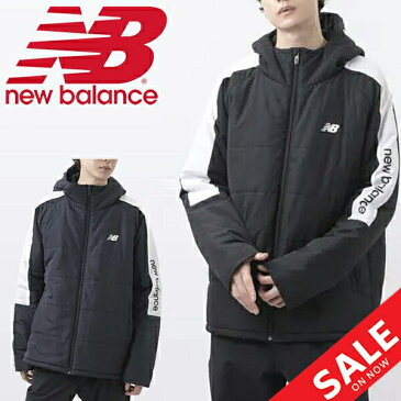 中綿ジャケット メンズ コート アウター/ニューバランス Newbalance 防寒ウェア 撥水 スポーツウェア トレーニング ベンチコート 男性 普段使い 通勤通学上着/JMJP0244【ギフト不可】