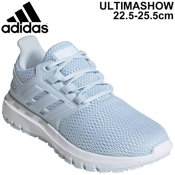 ランニングシューズ レディース スニーカー/アディダス adidas ULTIMASHOW W/スポーツシューズ ジョギング ローカット 靴 女性 LDC90 水色 くつ/FX3640【a20Qpd】のサムネイル