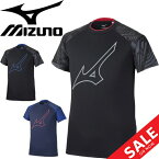 半袖 プラクティス Tシャツ メンズ レディース ミズノ mizuno バレーボール スポーツウェア 全日本着用モデル ビッグロゴ 昇華 クルーネック 半袖シャツ トップス/V2MA0505【RKap