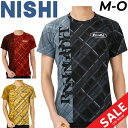GW中も発送■半袖 Tシャツ メンズ レディース ニシ NISHI スリム 陸上競技 ランニング ジム ジョギング マラソン トレーニング スポーツウェア 吸汗...