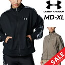 ◆ 商品詳細情報 ◆ ブランド アンダーアーマー UNDER ARMOUR 商品番号 1384765 カラー (001)ブラック (200)トープダスク サイズ MDサイズ LGサイズ XLサイズ 素材 ポリエステル100％ 原産国 ベトナム製 ◆画像のカラーについて◆ 商品画像のカラーにつきましては、PC、モバイルなど閲覧環境等により実物のカラーと多少異なることもございます。 予めご理解のうえご注文を賜りますようお願いいたします。 ギフト対応 ※メーカー希望小売価格はメーカーサイトに基づいて掲載しています (記載価格が税抜き価格になっている場合もございます)【アンダーアーマー UNDER ARMOUR / レディース / アウター】 ◆上下セットはこちら◆ ◆セットが組めるパンツはこちら◆ ◆　商　品　説　明 ◆ □□□当店で販売しております商品はすべて【正規取扱品】です□□□ アンダーアーマー(UNDERARMOUR)から、レディースのトレーニングウェア [UAトラック ジャージ ウーブン フルジップ ジャケット]です。 丈夫で通気性に優れるニット素材で運動中のアスリートの身体を常にドライに保つ。 すっきりとしたシルエットがアスリートのボディラインを美しく見せる。 ・丈夫で通気性に優れたニット素材 ・ストレッチ性の高いニット素材を使用 ・両サイドにポケット ・フィット：ルーズ