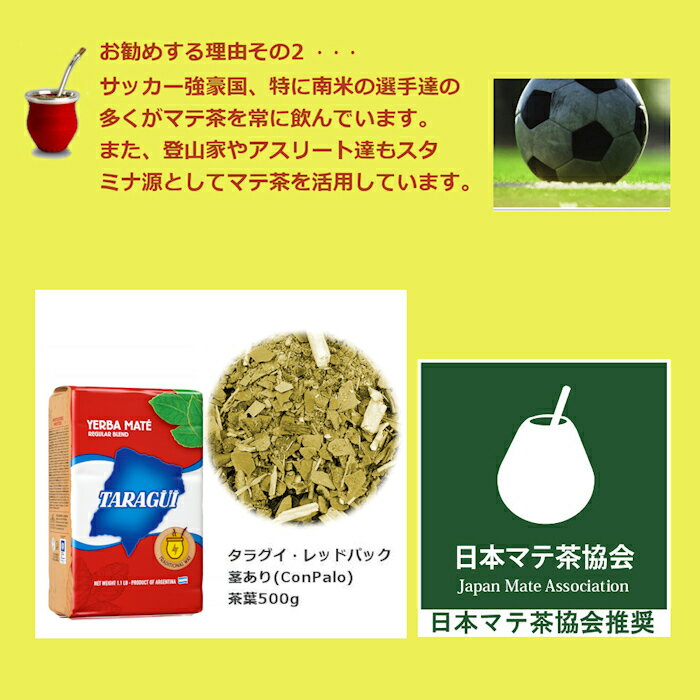 タラグイ マテ茶 ミネラル ポリフェノール豊富 南米のパワー 飲むサラダ TARAGUI MATE ConPalo(茶葉茎入500gx10)