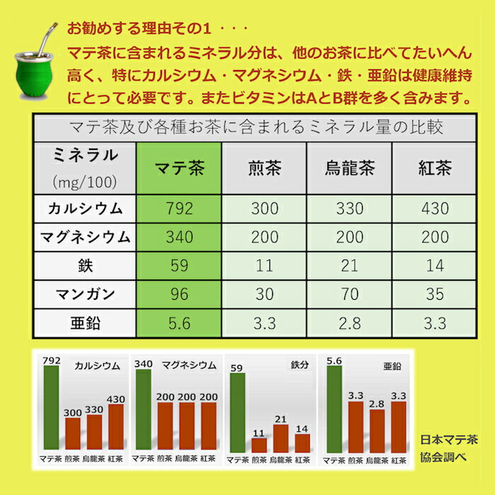 タラグイ マテ茶 ミネラル ポリフェノール豊富 南米のパワー 飲むサラダ TARAGUI MATE ConPalo(茶葉茎入500gx10)