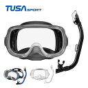 TUSA Sport シュノーケリングセット2点 大人用 UC0109 ツサスポーツ マスク スノーケル 2点セット シュノーケリング 海水浴