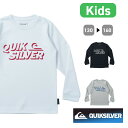 QUIKSILVER クイックシルバー ラッシュガード ウェットスーツ インナー サーフィン キッズ 子ども 男の子 子供 速乾 ストレッチ UPF50 長袖 Tシャツ KLY241033 SHADOW KNOCK LS YOUTH(4)