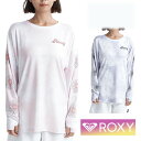 ROXY ロキシー ラッシュガード レディース uvガード uvカット 長袖 体型カバー カバーアップ 大きめ 30代 40代 50代 プール RLY241031 FEEL FREE L/S RASH