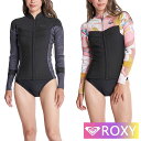 Roxy ロキシー ウェットスーツ レディース ジャケット フロントジップ ラッシュガード ウエットスーツ RWT221908