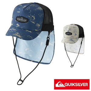 QUIKSILVER クイックシルバー サーフキャップ メンズ UV OUTDOOR MESH CAP PRT QSA211756