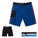 QUIKSILVER クイックシルバー ボードショーツ サーフパンツ サーフショーツ サーフィン メンズ ジップ付きポケット 水陸両用21インチ AQYBS03658 SATURN SOLID 21