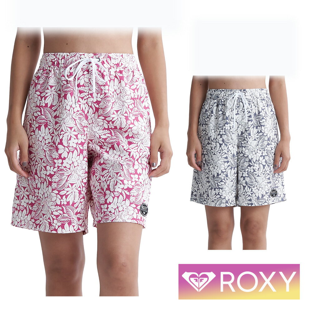 ROXY ロキシー ボードショーツ サーフパンツ ショートパンツ パンツ レディース シンプル ミドル丈 体型カバー カバーアップ 水陸両用 30代 40代 50代 プール RBS241017 EVENING CALM PRINT サイズ S M L