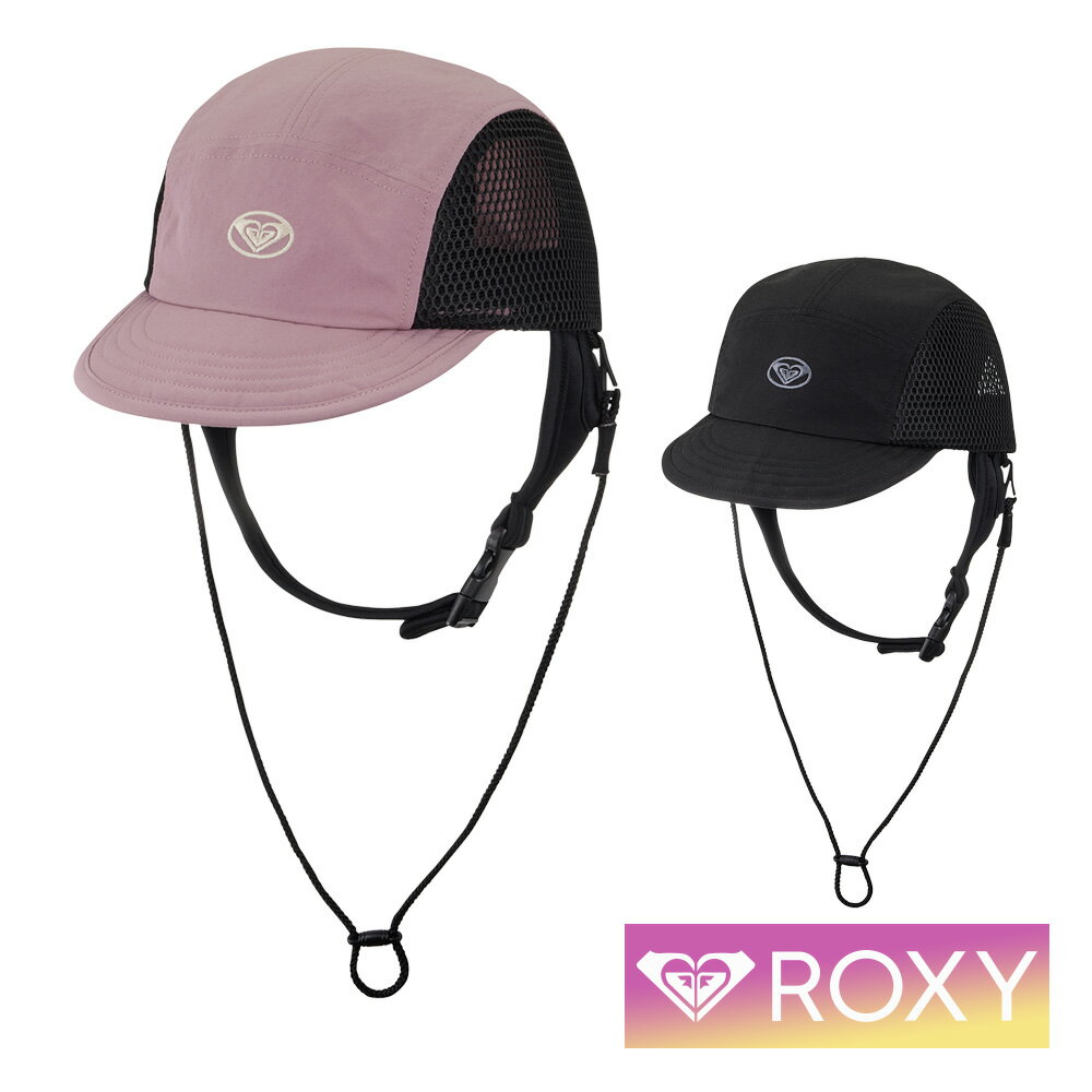 ROXY ロキシー サーフキャップ キャップ メッシュキャップ レディース 撥水 はっ水 ?あご紐 軽量 コンパクト 通気性 UPF50+ 54 ? 57cm ハット サーフハット RSA241719 UV WATER SURF CAP