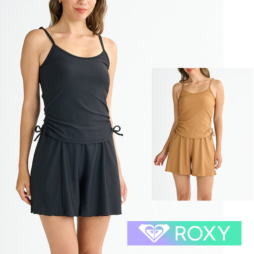 ROXY ロキシー 水着 レディース 3点セット RIBEIRA BRAVA BEACH RSW251008 タンクトップ ボトムス キュロット型 サーフパンツ セットアップ サーフ サーフィン ブランド ROXY ロキシー 水着 レディース 3点セット RIBEIRA BRAVA BEACH RSW251008 タンクトップ ボトムス キュロット型 サーフパンツ セットアップ サーフ サーフィン ブランド