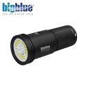 水中ライト Bigblue/ビッグブルー 【VTL-11000P】LED 大光量 広範囲 広角 高演色 拡散光 ワイド スポット 兼用 3段階調光 赤色光 SOS点滅 防水 耐圧 耐腐食 アルミ 映像 動画 撮影 機材 多機能 アクセサリー ハンドマウント グローブ テクニカルダイビング マリンスポーツ