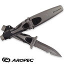 この商品について ブランド AROPEC / アロペック Dive Knife TiK1-Y13T 特徴 錆びに強いチタン製のナイフ。ダイビングはもちろん、スピアフィッシングや釣り、アウトドアなどマリンからレジャーまで幅広いシーンで活躍します。 素材 チタン製 サイズ 全長（ケース含む）：26cm 刃渡り：11.4cm ハンドル部分：12.6cm 重さ ケース含む：219g 本体：149g 生産国 台湾錆びないチタン製のダイビングナイフでお手入れいらずの備えと安心を確保してみては？