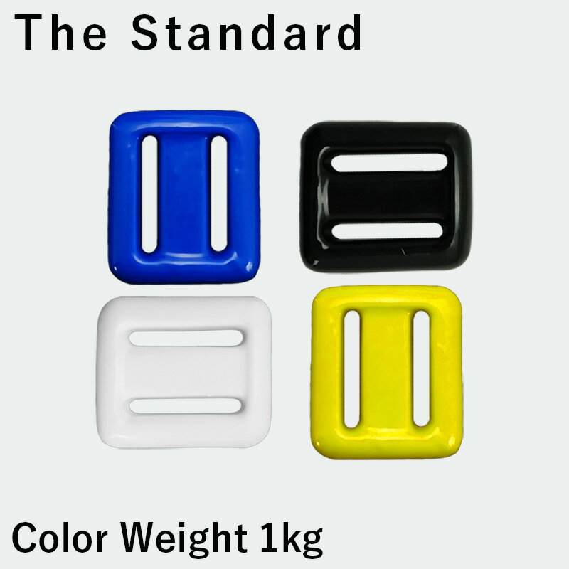 ダイビング ウェイト カラーウェイト 1kg 鉛 スキューバダイビング スピアフィッシング フリーダイビング 素潜り The standard