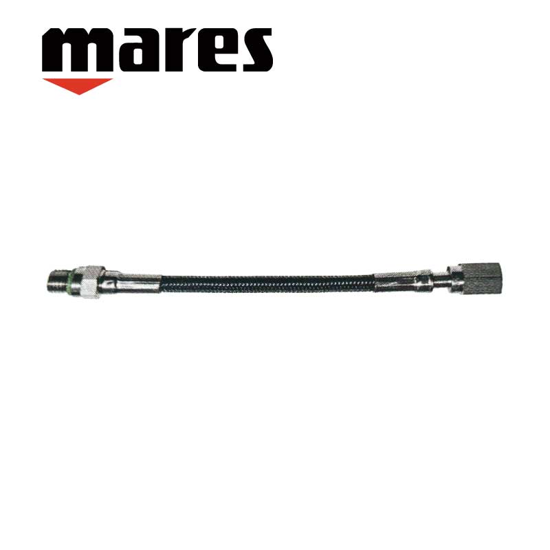 MARES / マレス 高圧ホース ゲージホース テックダイブ HPホース/miflex仕様　15CM ダイビング 重器材 スキューバ スキューバダイビング