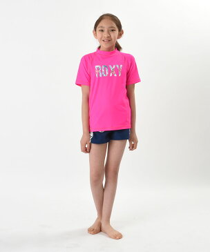 ROXY ロキシー ラッシュガード キッズ ジュニア 半袖 子供用 MINI HOLIDAY LOGO S/S TLY181106