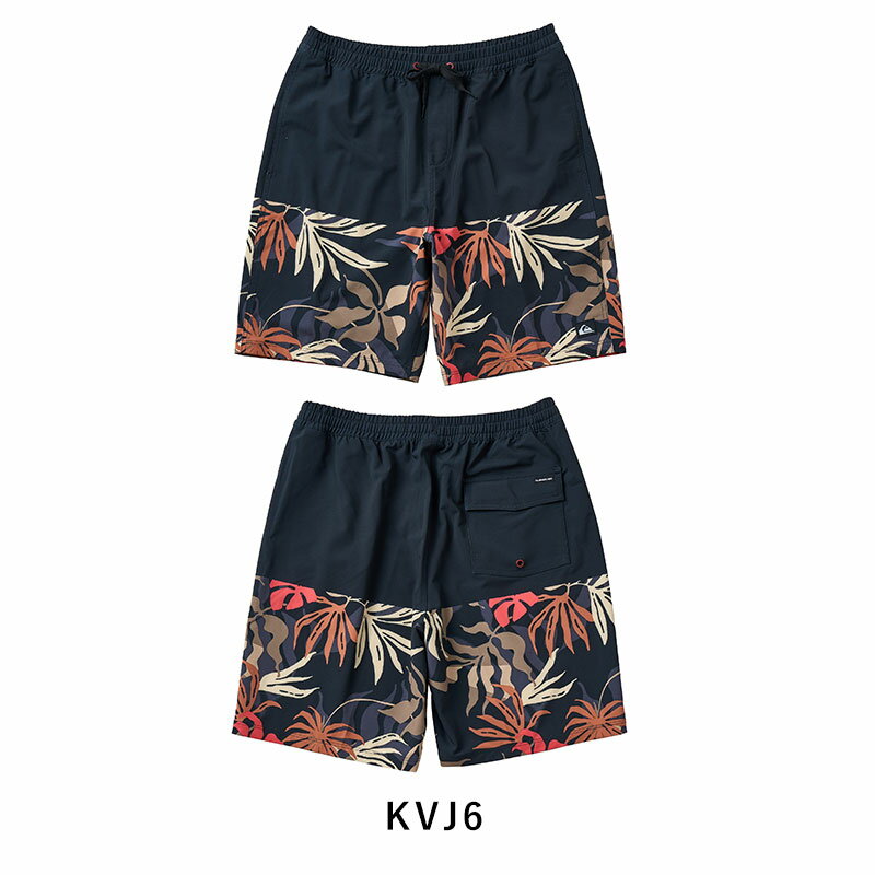 【サマーSALE 25％オフ】QUIKSILVER クイックシルバーサーフパンツ メンズ ボードショーツ 水着 DIVISION VOLLEY 20NB QBS252005 水陸両用 サーフ サーフィン ブランド 20インチ サイドポケット ssq