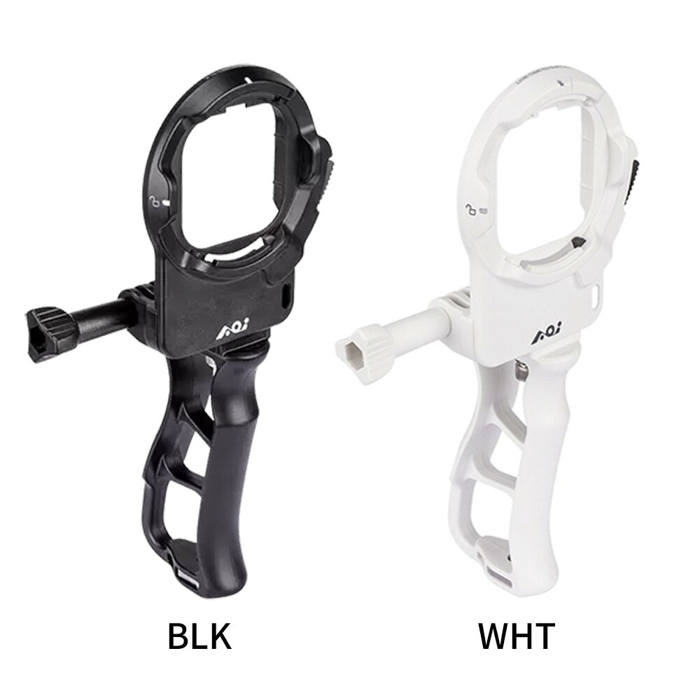 AQROS ダイビング&スノーケリングのクイックリリースシステム02 マウントベース DJI Osmo Action 4/3・Insta360 Ace/Ace Pro【AOI-QRS-02-MB3 / AOI-QRS-02-MB4】エーオーアイ 水中 カメラ 機材 グリップ ステー ムービー ワイド 暗所 撮影 ワンタッチ着脱 海 ダイビング｜アングル2