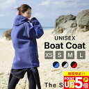 ウェットスーツ コート メンズ レディース 防寒 防風 防水(撥水) 保温 厚手 ジャージ素材 ネオプレーン フード付き アウター ジャケット マリン アウトド...