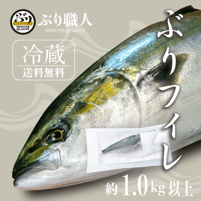 【鹿児島産ぶり】 冷蔵 ぶりフィレ （半身1枚）のサムネイル