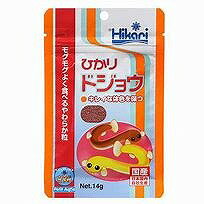 キレイな体色を保つ おちょぼ口のドジョウがモグモグよく食べるやわらか粒です。 1.おちょぼ口のドジョウがモグモグと食べやすい、やわらかい顆粒状です。 2.ヒドジョウの美しいオレンジ色を鮮やかに保つ成分を配合しました。 3.ドジョウが好む成分の配合により、バツグンの食いつきが見られます。 4.ドジョウ以外の底棲魚、熱帯魚のローチや小型ナマズ類にもご使用いただけます。