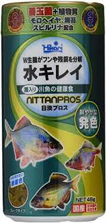 商品説明 鮮やかな発色。菌入り、川魚の健康食。 W生菌がフンや残餌を分解して水キレイ！ 善玉菌“ひかり菌”と水質浄化菌“GB菌”を毎日プラス。生きた菌入りフレークタイプのフード。 水汚れを抑制 “ひかり菌”がフンを分解。食べ残しを“GB（ガーベッジバスター）菌”が分解。 無着色で水キレイ 無着色のため水槽水に色素が移りません。 鮮やかな発色 日本産淡水魚特有の光沢、体色に配慮しスピルリナを強化配合。 しっかり成長 動物性、植物性原料の最適バランス。やせやすい川魚を健全に育成。 ゆっくり沈む ゆらゆらと水中を漂い、警戒心の強い川魚も食いつきバツグン。 良消化 W生菌が腸内でエサを消化吸収しやすい形に分解。 健康をサポート “ひかり菌”が腸内細菌のバランスを保ちます。 水環境を改善 “ひかり菌”がエロモナス菌など水中の雑菌を抑制。 【購入時のご注意事項】 ※ご覧になるパソコンのディスプレイによってカラーは若干異なってまいります。予めご了承下さいませ。