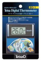 アクアF数量限定大特価品！【tetra】熱帯魚　飼育用品テトラ　デジタル水温計ブラック　BD-1数量限定大特価！
