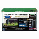 新商品飼育用品GEX 水槽 マリーナ600BKS サイレントフローデュアルセット 水槽2年保証