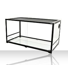 【kamihata】熱帯魚　飼育用品ガラスケージ≪カミハタ　フォーダブルレプタイルガーデン　9045B「ブラッ..