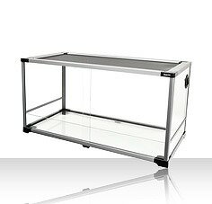 【kamihata】熱帯魚　飼育用品ガラスケージ≪カミハタ　フォーダブルレプタイルガーデン　9045S「シルバ..