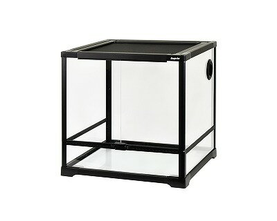 【kamihata】熱帯魚　飼育用品ガラスケージ≪フォーダブルレプタイルガーデン　4545B「ブラック」　スイ..