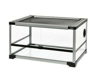 【kamihata】熱帯魚　飼育用品ガラスケージ≪フォーダブルレプタイルガーデン　6032S「シルバー」　スイ..