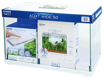 【コトブキ】コトブキ工芸 AQXT WIDE 50(アクストワイド50)W505×D255×H340(35L) ガラス水槽