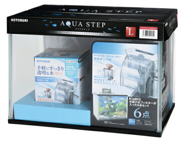 【コトブキ】コトブキ工芸 アクアステップL B-PFセットW400×D256×H280(23L) ガラス水槽