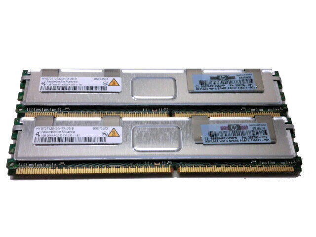 HP 416471-001 FB-DIMM PC2-5300F 1GB×2枚(計2GB