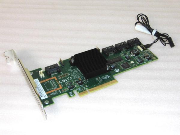 HP LSI 9212-4i 4-Port SAS 6Gb RAID カード 636705-001【中古】