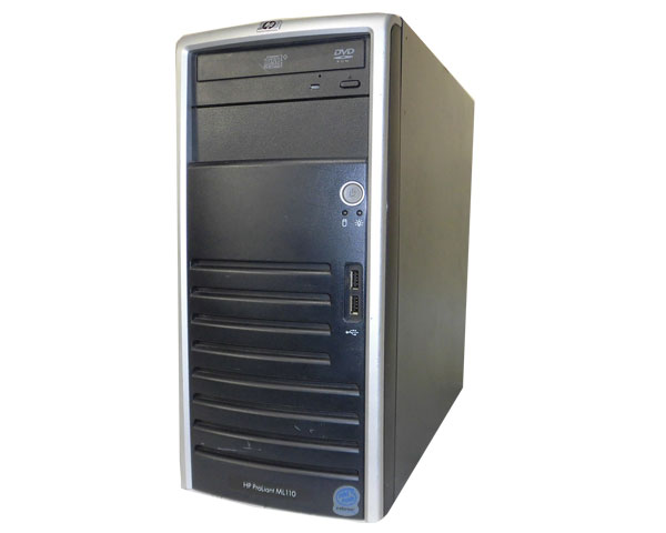 商品名 HP Proliant ML110 G3 405738-291 CPU Celeron-2.53GHz メモリー 1GB (PC2-4200 ECC DDR2 SDRAM DDR2-533/最大8GB)) ハードディスク 80GB×1 (SATA) 光学ドライブ DVDコンボ 電源ユニット 搭載数1/最大1 サイズ 175 x 426 x 367 mm(W×H×D) 最大重量　11.7kg 動作について 動作確認済みです(OS未搭載)OSは付属しておりませんので、お好みのOSを別途御用意下さい。 外観について 筐体に擦り傷、汚れが多少あります 付属品 電源コードのみ※上記以外の付属品は一切ありません 納期について 通常ご注文頂いてから、3営業日以内の発送となります。※即日発送が可能な場合もありますので、お急ぎの場合は、別途ご相談下さい。 送料区分 ヤマト運輸 140サイズ 保証期間 商品到着日から3ヶ月間となります中古サーバー専門店のアクアライトでは、HP ProLiant ML110 G3 405738-291 (Celeron-2.53GHz/1GB/80GB×1) 他、中古サーバー・保守用パーツを各種販売しております。お探しの機種がございましたらお気軽にお問い合わせください。