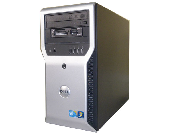 Windows7 Pro 64bit DELL PRECISION T1600 Xeon E3-1245 3.3GHz メモリ 8GB HDD 500GB 2 SATA Quadro 2000 中古ワークステーション 送料無料