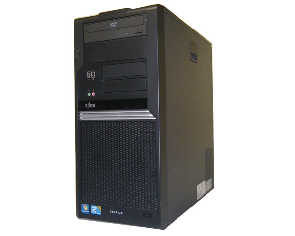 Windows7 中古ワークステーション 富士通 CELSIUS W380(CLW8GAH1)Core i3-530 2.93GHz/2GB/250GB/FX1800