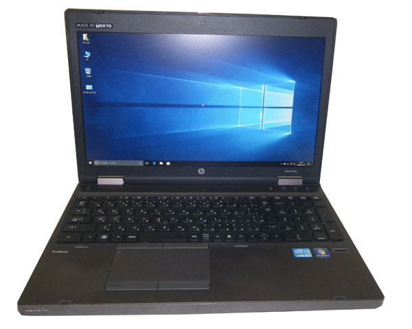 Windows10 Pro 64bit HP ProBook 6560b テンキー 第2世代 Core i3-2350M 2.3GHz 4GB SSD 128GB 光学ドライブなし 中古ノートパソコン